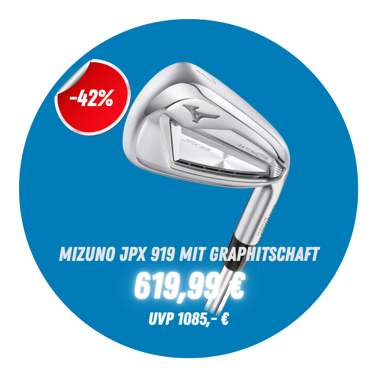 mizuno Golf JPX 919 Hot Metal Eisenset, 5-PW/SW, Graphitschaft
