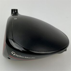 TaylorMade Stealth Plus 10.5° Driver für Herren, Linkshand, mit Project X HZRDUS Smoke Red RDX 60 Std. Graphitschaft in Std. Länge (45.75 Inch), Stiff (60.0g), mit LAMKIN Crossline 360, black-red Std. Griff in Std. Stärke