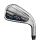 Callaway Paradym X Eisen #6 (24.5°) für Damen, Rechtshand, mit ALDILA ASCENT PL Blue 40 Std. Graphitschaft in Std. Länge (36.625 Inch), Womens (49.0g), mit LAMKIN ST Soft CHEV, black-silver Std. Griff in Std. Stärke