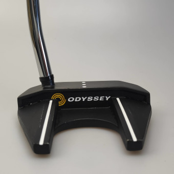 gebraucht - Odyssey 2019 Stroke Lab Double Wide Putter für Rechtshänder:Innen, Composite Shaft (Odyssey Stroke Lab Bi-Matrix), 34.00 Inch, mit Odyssey Stroke Lab Griff in Oversize Griffstärke, inkl. Headcover