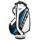 COBRA x VESSEL 2023 AEROJET Tour Staff Cartbag mit 6-Fach Divider, durchgehende Fächertrennung, 4.990g leicht, weiß-schwarz-blau