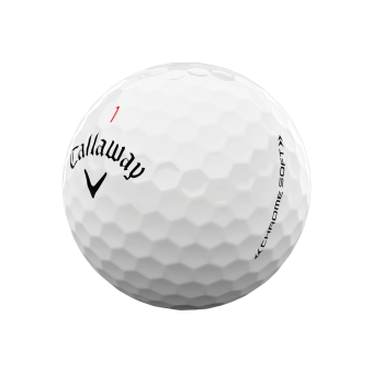 12 Stk. Callaway 2022 Chrome Soft Golfbälle, weiß
