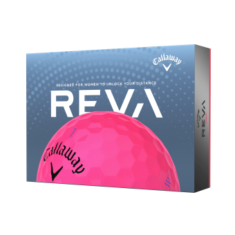 3+1 Dutzend Callaway 2023 REVA Golfbälle, pink