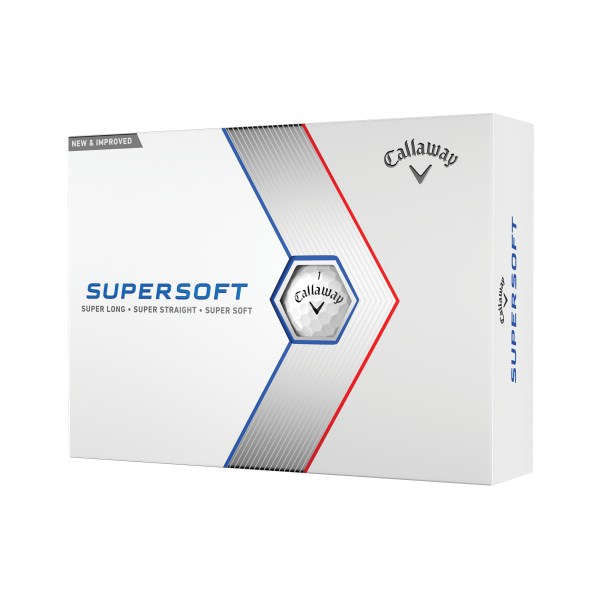 12 Stk. Callaway 2023 Supersoft Golfbälle, weiß