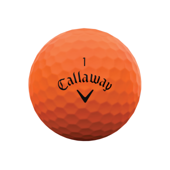 3+1 Dutzend Callaway 2023 Supersoft Golfbälle, mattes orange