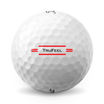 3+1 Dutzend Titleist 2022 TruFeel Golfbälle, weiß