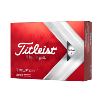 3+1 Dutzend Titleist 2022 TruFeel Golfbälle, weiß