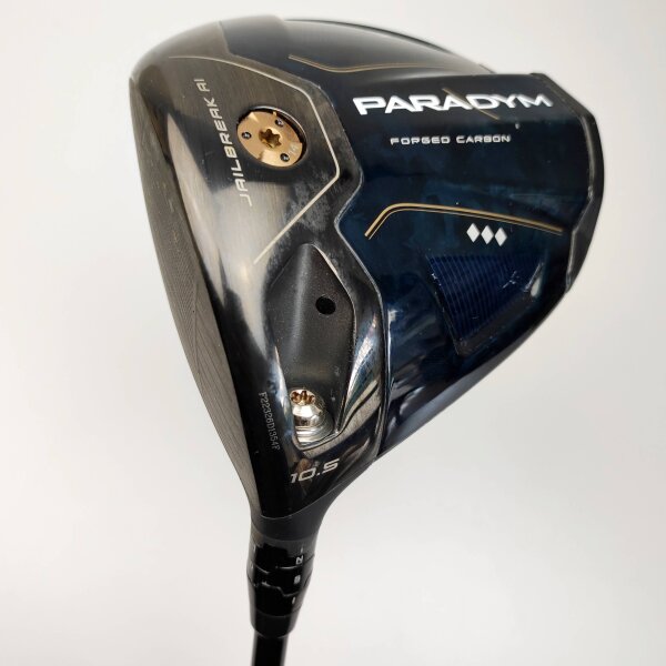 Callaway Paradym Triple Diamond 10.5° Driver für Herren, Linkshand, mit Mitsubishi Chemical Kaili White 70 Graphitschaft in Std. Länge (45.75 Inch), Stiff (75.0g), mit Golf Pride for Callaway Tour Velvet 360, black-grey cap Std. Griff in Std. Stärke