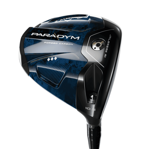 Callaway Paradym Triple Diamond 10.5° Driver für Herren, Linkshand, mit Mitsubishi Chemical Kaili White 70 Graphitschaft in Std. Länge (45.75 Inch), Stiff (75.0g), mit Callaway Diamond Universal, black-blue cap Custom Griff in Std. Stärke