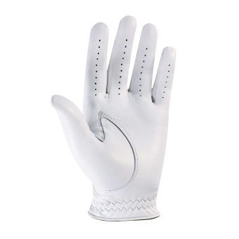 FootJoy StaSof Golfhandschuh für Herren, Rechtshänder, aus weichem Cabretta Soft Leder, weiß-schwarz