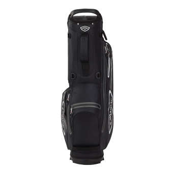 Callaway 2021 CHEV Dry Waterproof Standbag mit 4-Fach Divider, schwarz, mit dunkelgrauen und weißen Akzenten, 2.3 kg leicht, inkl. wasserdichter Schutzhülle zum Aufknöpfen