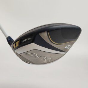 PING G Le3 11.5° Driver für Damen, Rechtshand, mit PING ULT250 D Std. Graphitschaft in Std. Schaftlänge (44.75 Inch), Ultra Lite (44.0g), mit LAMKIN ST Soft, blue-white Std. Griff in Std. Stärke