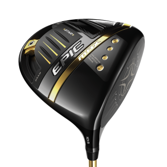 Callaway EPIC MAX Star 12.0° Driver und Fairwayholz 3 (15.0°) & 5 (18.0°) für Rechtshänder, UST Mamiya ATTAS Speed Series T1100G, Regular (38.0g/48.0g), Winn Dri-Tac CHEV 2.0 Griff in Herren Std. Griffstärke, inkl. Headcover & Verstellschlüssel