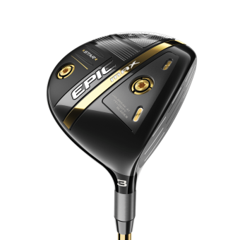 Callaway EPIC MAX Star 12.0° Driver und Fairwayholz 3 (15.0°) & 5 (18.0°) für Rechtshänder, UST Mamiya ATTAS Speed Series T1100G, Regular (38.0g/48.0g), Winn Dri-Tac CHEV 2.0 Griff in Herren Std. Griffstärke, inkl. Headcover & Verstellschlüssel