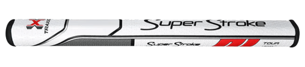 SuperStroke Traxion Tour XL w/ 25.0g CounterCore Weight Puttergriff, white-red - 3.0 (95.0g)