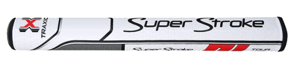 SuperStroke Traxion Tour Puttergriff, white-red - 3.0 (66.0g)