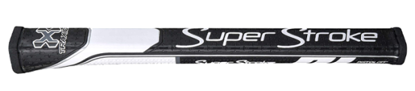 SuperStroke Traxion Pistol GT Tour w/ 25.0g CounterCore Weight Puttergriff, black-white - 1.0 (85.0g)