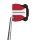 TaylorMade Spider GTX Red Single Bend Putter für Herren