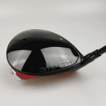 TaylorMade Stealth 2 Plus 10.5° Driver für Herren, Linkshand, gebraucht, mit Mitsubishi Chemical KaiLi Red 60 Graphitschaft, Regular (64.5g), mit Golf Pride Z-GRIP, black-red in Herren Std. (+2) Griffstärke, inkl. Headcover