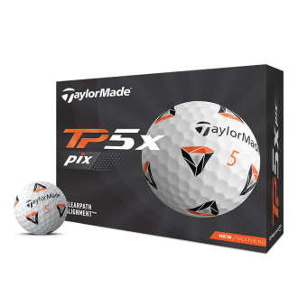 12 Stk. TaylorMade TP5x pix 2.0 Golfbälle,...