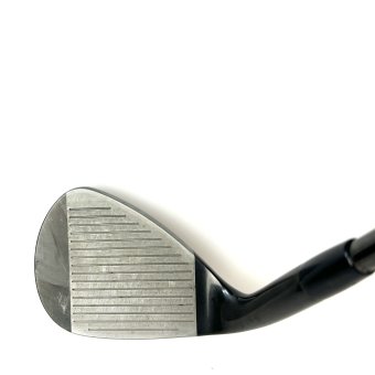 mizuno Golf ES21 56° Sand Wedge für Herren, Rechtshand, gebraucht, Wide Sole (14.0° Bounce), mit KBS Hi-REV 2.0 Black PVD Stahlschaft, Wedge Flex (115.0g), mit LAMKIN ST+2 Hybrid 360, black-grey Griff in Herren Std. Griffstärke