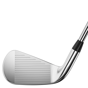 Titleist T350 Eisensatz für Herren, Linkshand, Eisen 5-PW (6 Schläger), mit UST Mamiya Recoil 65 Graphitschaft in Std. Schaftlänge -1/2 Inch, Regular (66.0g), mit Titleist Universal 360, black-white Griffen in Std. Stärke