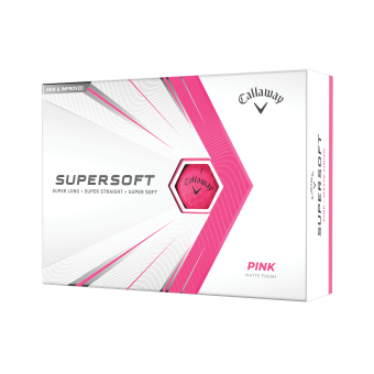 12 Stk. Callaway Supersoft 2021 Golfb&auml;lle, pink