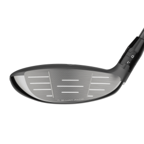 Callaway Paradym Ai Smoke Max Fairwayholz 3 (15.0°, einstellbar) für Herren, Linkshand, mit UST Mamiya LIN-Q M40X Red 5 Graphitschaft in Std. Länge, Regular (57.0g), mit Callaway Diamond Universal, black-blue cap Griff in Std. Stärke