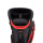 Titleist Players 4 Carbon Standbag mit 4-Fach Divider, schwarz-rot, 1.300 g leicht, inkl. Schutzhülle zum Aufknöpfen & Premium Doppeltragegurt
