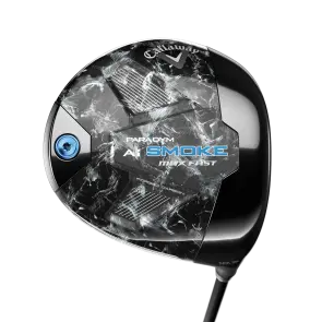 Callaway Paradym Ai Smoke Max Fast 12.0° Driver für Herren, Rechtshand, mit Mitsubishi Chemical for Callaway Tensei Blue/Silver 40 Std. Graphitschaft in Std. Länge (45.75 Inch), Lite (47.0g), mit WINN Dri-Tac Lite CHEV, black-silver Std. Griff