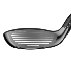Callaway Paradym Ai Smoke Hybrid 3 (18.0°, einstellbar) für Herren, Rechtshand, mit Project X Cypher 2.0 SEVENTY Std. Graphitschaft in Std. Länge (40.625 Inch), Stiff (79.0g), mit LAMKIN Crossline 360 CHEV, black-silver Std. Griff in Std. Stärke
