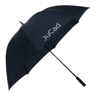 JuCad Golfschirm mit Schirmstift in schwarzer Farbe