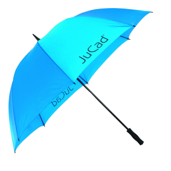 JuCad Golfschirm mit Schirmstift in blauer Farbe