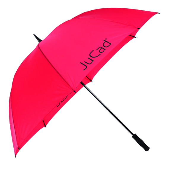 JuCad Golfschirm mit Schirmstift in roter Farbe