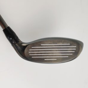 Callaway Great Big Bertha Hybrid 4 (20.0°, einstellbar) für Damen, Linkshand, mit UST Mamiya Helium Nanocore IP 50 Std. Graphitschaft in Std. Länge (39.25 Inch), Womens (53.0g), mit WINN for Callaway Dri-Tac 2.0 Lite CHEV, black-silver Std. Griff