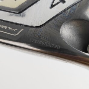 Callaway Great Big Bertha Hybrid 4 (20.0°, einstellbar) für Damen, Linkshand, mit UST Mamiya Helium Nanocore IP 50 Std. Graphitschaft in Std. Länge (39.25 Inch), Womens (53.0g), mit WINN for Callaway Dri-Tac 2.0 Lite CHEV, black-silver Std. Griff
