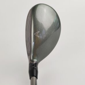 Callaway Great Big Bertha Hybrid 4 (20.0°, einstellbar) für Herren, Rechtshand, mit UST Mamiya Helium Nanocore IP 60 Std. Graphitschaft in Std. Länge (40.25 Inch), Lite (60.0g), mit WINN for Callaway Dri-Tac 2.0 Lite CHEV, black-silver Std. Griff