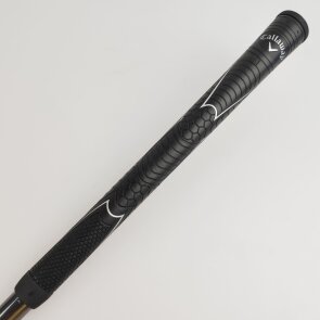 Callaway Great Big Bertha Hybrid 3 (18.0°, einstellbar) für Herren, Linkshand, mit UST Mamiya Helium Nanocore IP 60 Std. Graphitschaft in Std. Länge (40.75 Inch), Regular (60.0g), mit WINN for Callaway Dri-Tac 2.0 Lite CHEV, black-silver Std. Griff