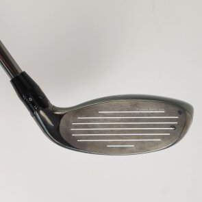 Callaway Great Big Bertha Hybrid 3 (18.0°, einstellbar) für Herren, Linkshand, mit UST Mamiya Helium Nanocore IP 60 Std. Graphitschaft in Std. Länge (40.75 Inch), Regular (60.0g), mit WINN for Callaway Dri-Tac 2.0 Lite CHEV, black-silver Std. Griff