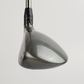 Callaway Great Big Bertha Hybrid 3 (18.0°, einstellbar) für Herren, Linkshand, mit UST Mamiya Helium Nanocore IP 60 Std. Graphitschaft in Std. Länge (40.75 Inch), Regular (60.0g), mit WINN for Callaway Dri-Tac 2.0 Lite CHEV, black-silver Std. Griff