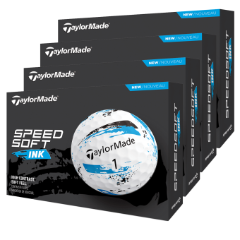 TaylorMade SpeedSoft INK Blue Golfbälle Treueaktion...