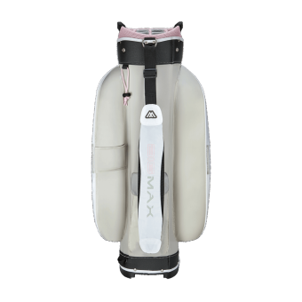 BIG MAX AQUA Style 4 Waterproof Cartbag, weiß-pink