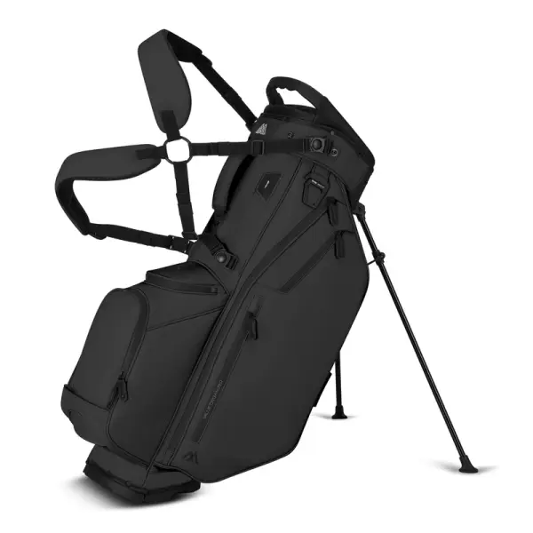 BIG MAX Dri Lite Hybrid Prime Standbag mit 14-Fach Divider, durchgehende Fächertrennung, schwarz