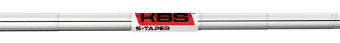 KBS $-Taper Chrome Stahlschaft, Stiff (120.0g)