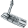 Titleist Scotty Cameron Super Select Squareback 2 Long Design Putter für Herren, Rechtshand, mit Scotty Cameron Long Design Stahlschaft in Std. Länge (38.00 Inch), mit Scotty Cameron Non-Tapered, black-silver Std. Griff in Std. Stärke, inkl. Headcover