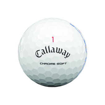 200 Stk. Callaway Chrome Soft Triple Track Golfbälle, weiß