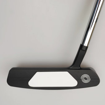 Odyssey Tri-Hot 5K Three Putter für Herren, Rechtshand, mit Odyssey Stroke Lab Bi-Matrix 3GEN Red Schaft in 34 Inch, mit Odyssey Tri-Hot 5K Pistol, black-silver Griff in Std. Stärke