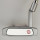 Odyssey White Hot OG #7 CH Putter für Herren, Rechtshand, mit Odyssey Stroke Lab Bi-Matrix 3GEN Red Schaft in 34 Inch, mit Odyssey 22 Std. Pistol, silver-black Griff in Std. Stärke