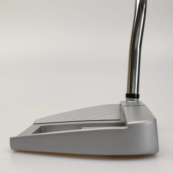 Odyssey White Hot OG #7 Bird Putter für Herren, Rechtshand, mit Odyssey Stroke Lab Bi-Matrix 3GEN Red Schaft in 34 Inch, mit Odyssey 22 Pistol, silver-black Griff in Std. Stärke