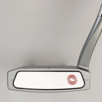 Odyssey White Hot OG Stroke Lab #7 Nano Putter für Herren, Rechtshand, mit Odyssey Stroke Lab Bi-Marix 3GEN Red Schaft in 35 Inch, mit Odyssey 22 Std. Pistol, silver-black Griff in Std. Stärke